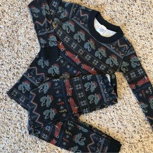 Hanna Andersson Long John Pajamas Sz. 120 (6-7)